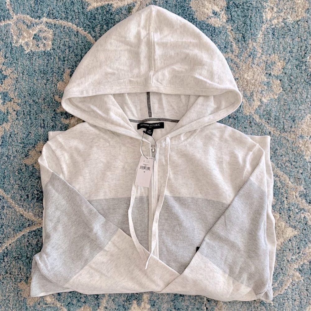 NWT Banana Republic Men’s Size M Full Zip Hoodie